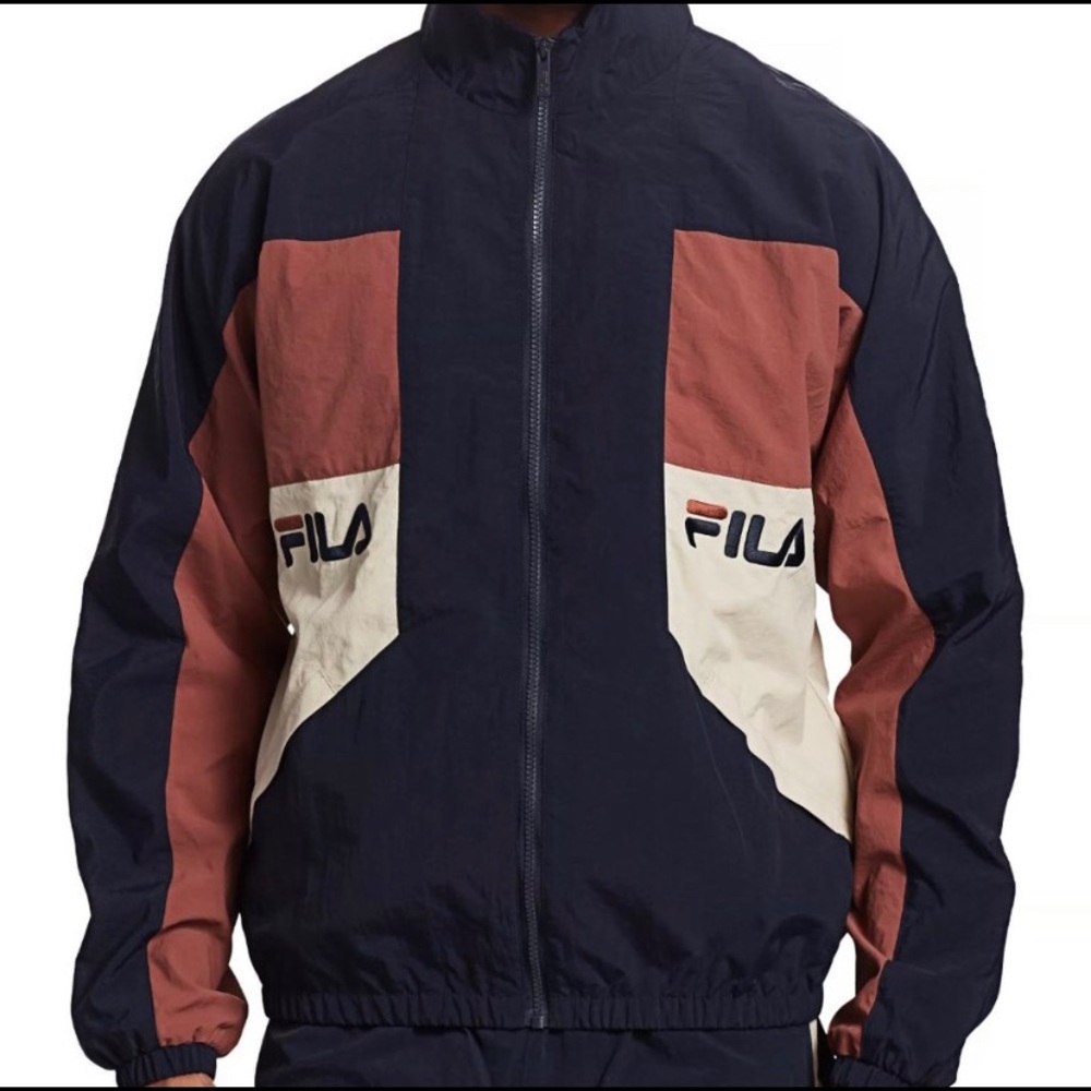 Fila Colorblock Track Jacket-Retro - Picture 2 of 10